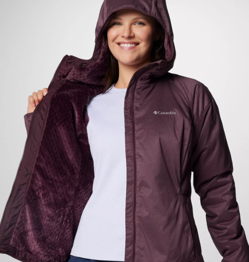 Columbia Kruser Ridge™ III Plush Softshell Jacket Mor Kadın Outdoor Mont WL3248