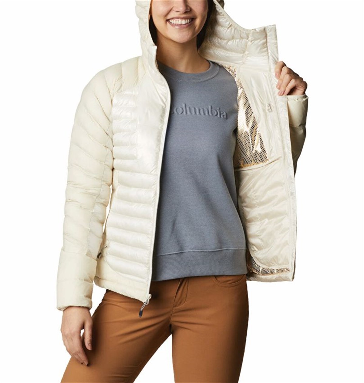 Columbia Labyrinth Loop Hooded Kadın Mont WK4228-191