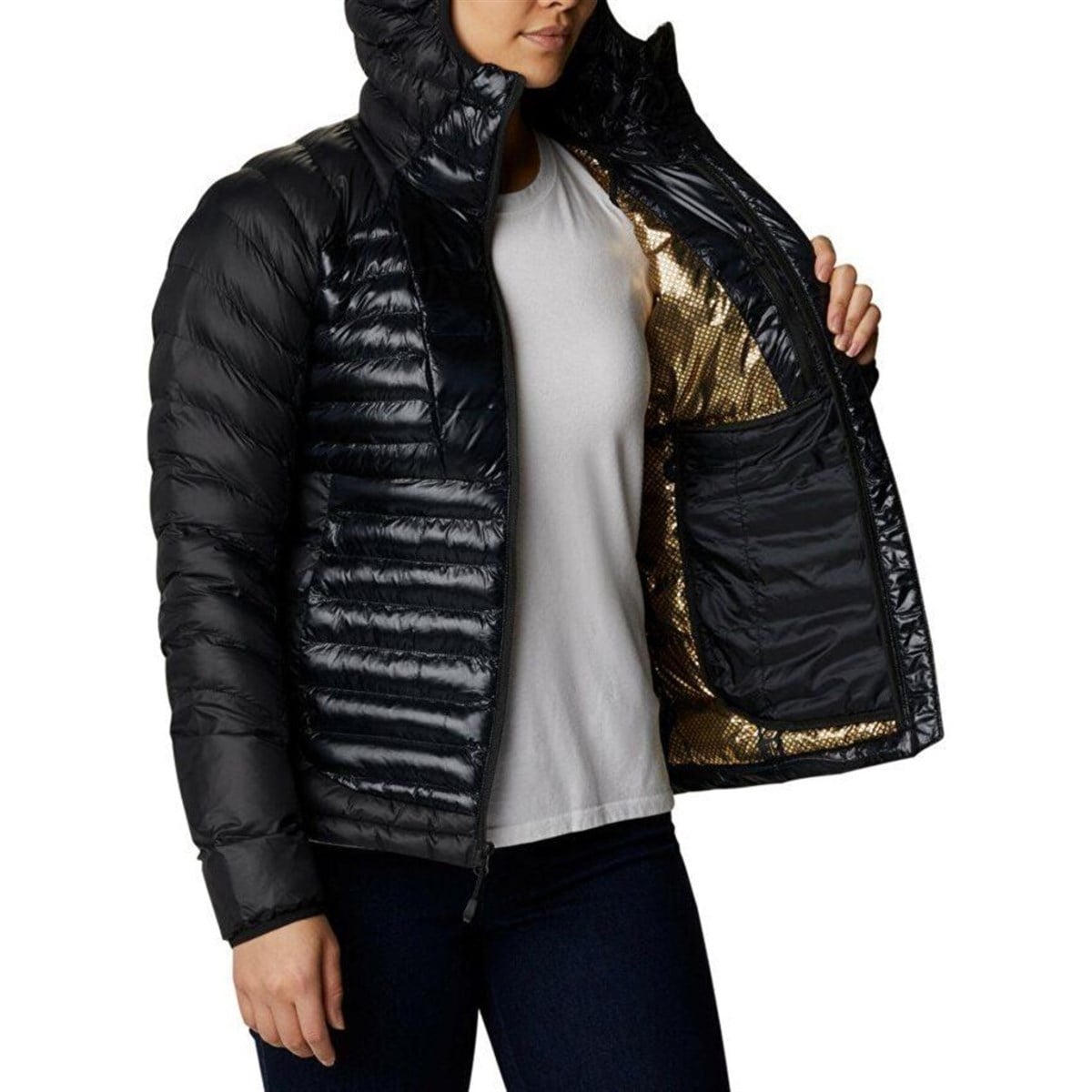 Columbia Labyrinth Loop™ Hooded Kadın Mont WK4228-010