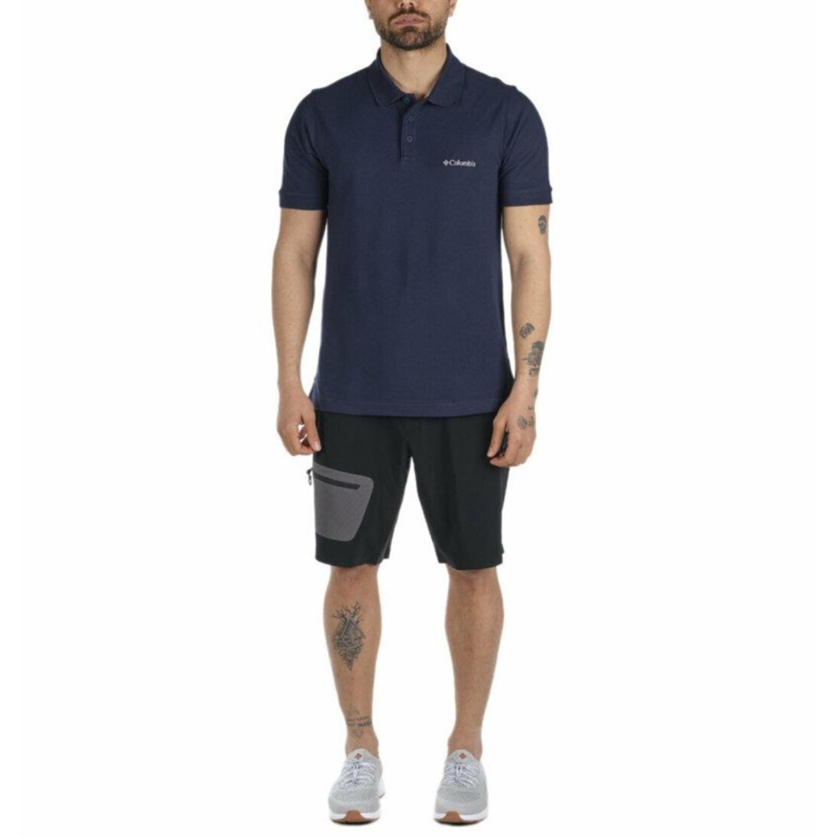 Columbia M Cascade Range Solid Erkek Polo Tişört CS0214-466
