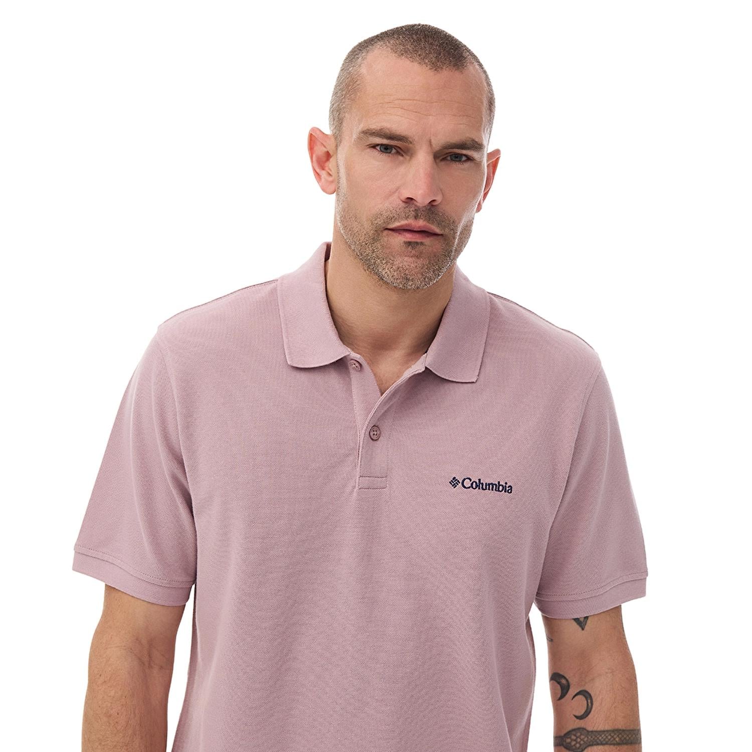 Columbia M Cascade Range Solid Polo Erkek Outdoor Tişört CS0214