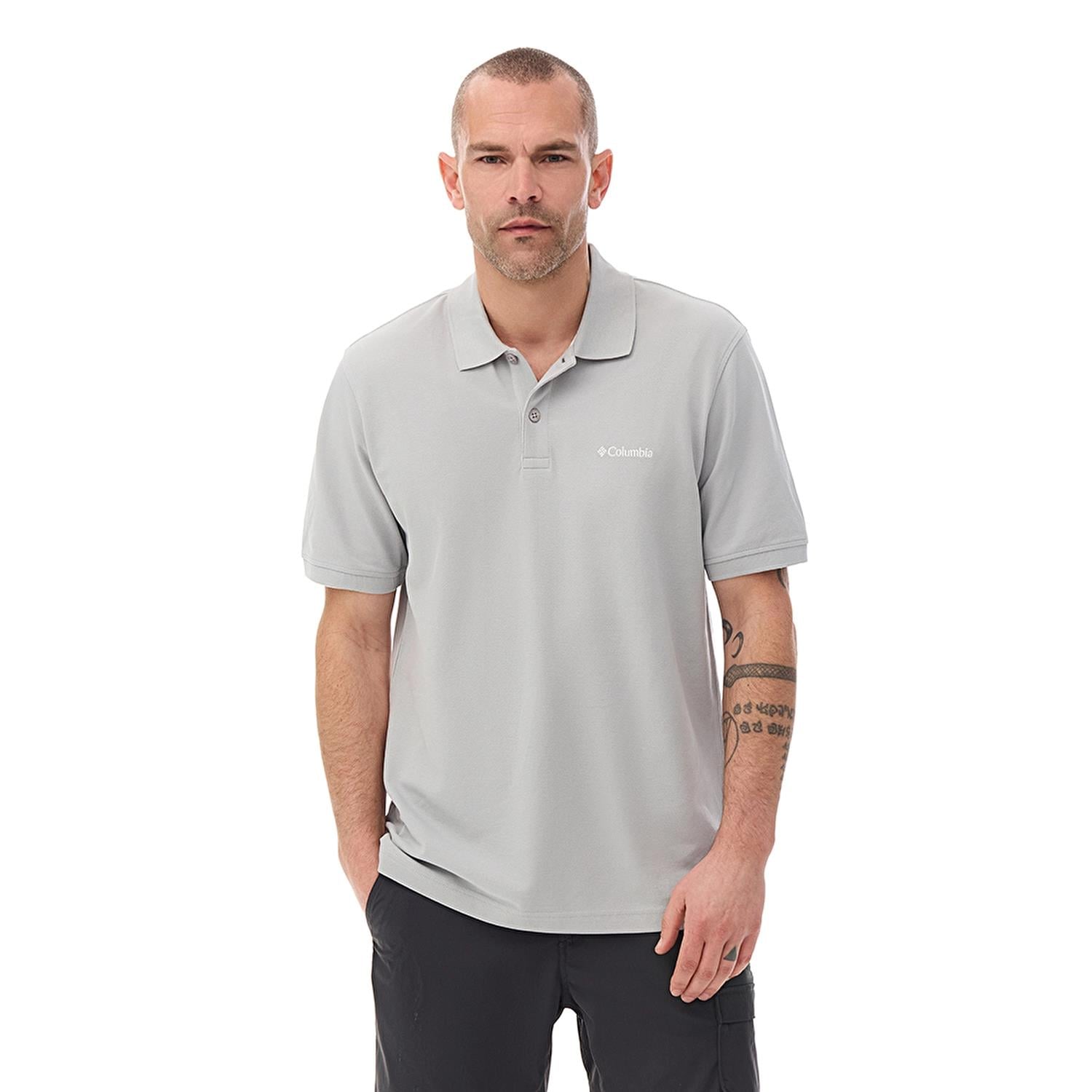 Columbia M Cascade Range Solid Polo Erkek Outdoor Tişört CS0214