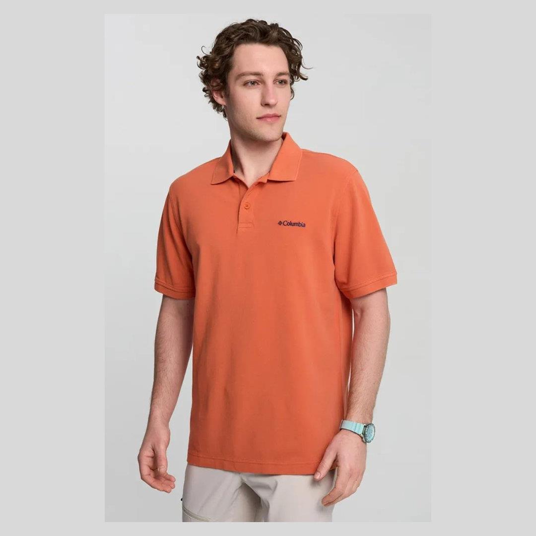 Columbia M Cascade Range Solid Polo Erkek Outdoor Tişört CS0214