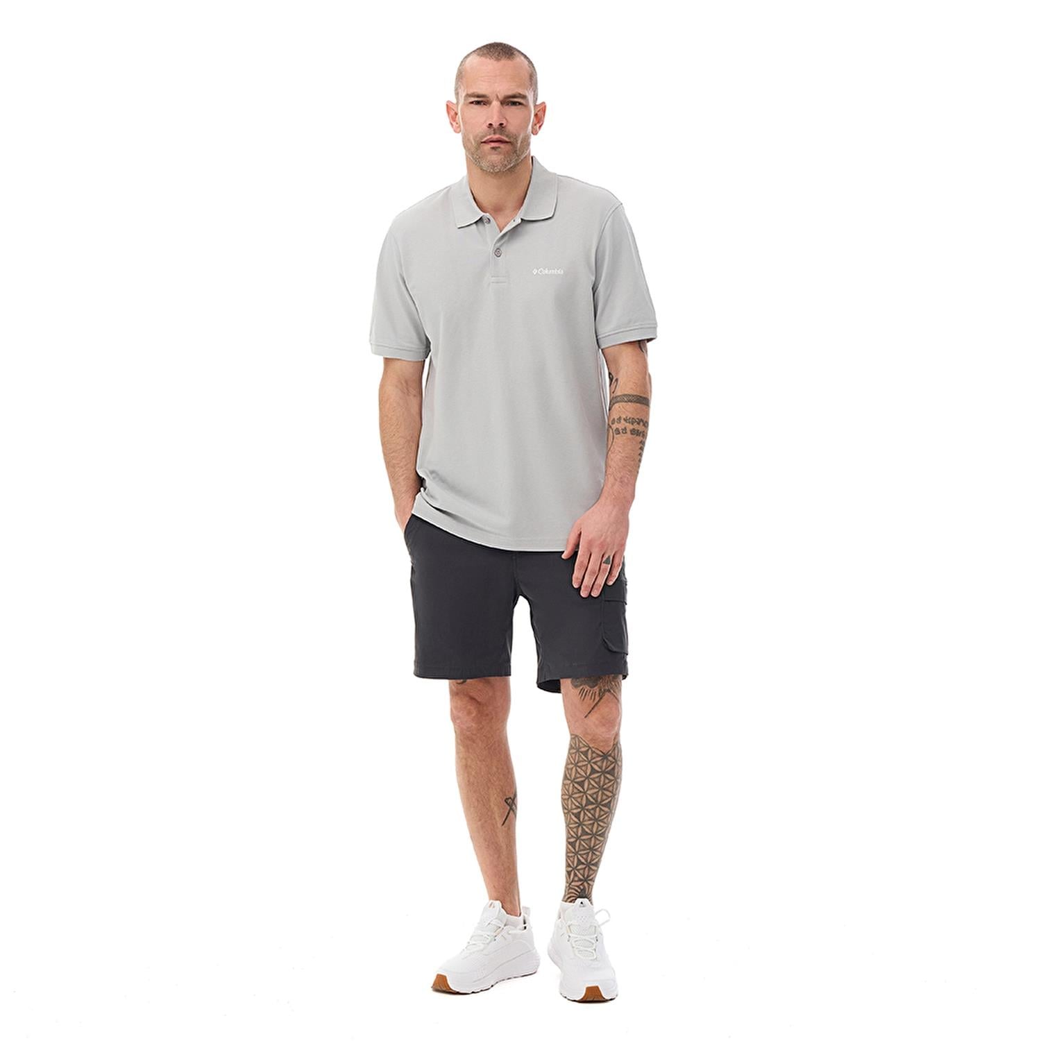 Columbia M Cascade Range Solid Polo Erkek Outdoor Tişört CS0214