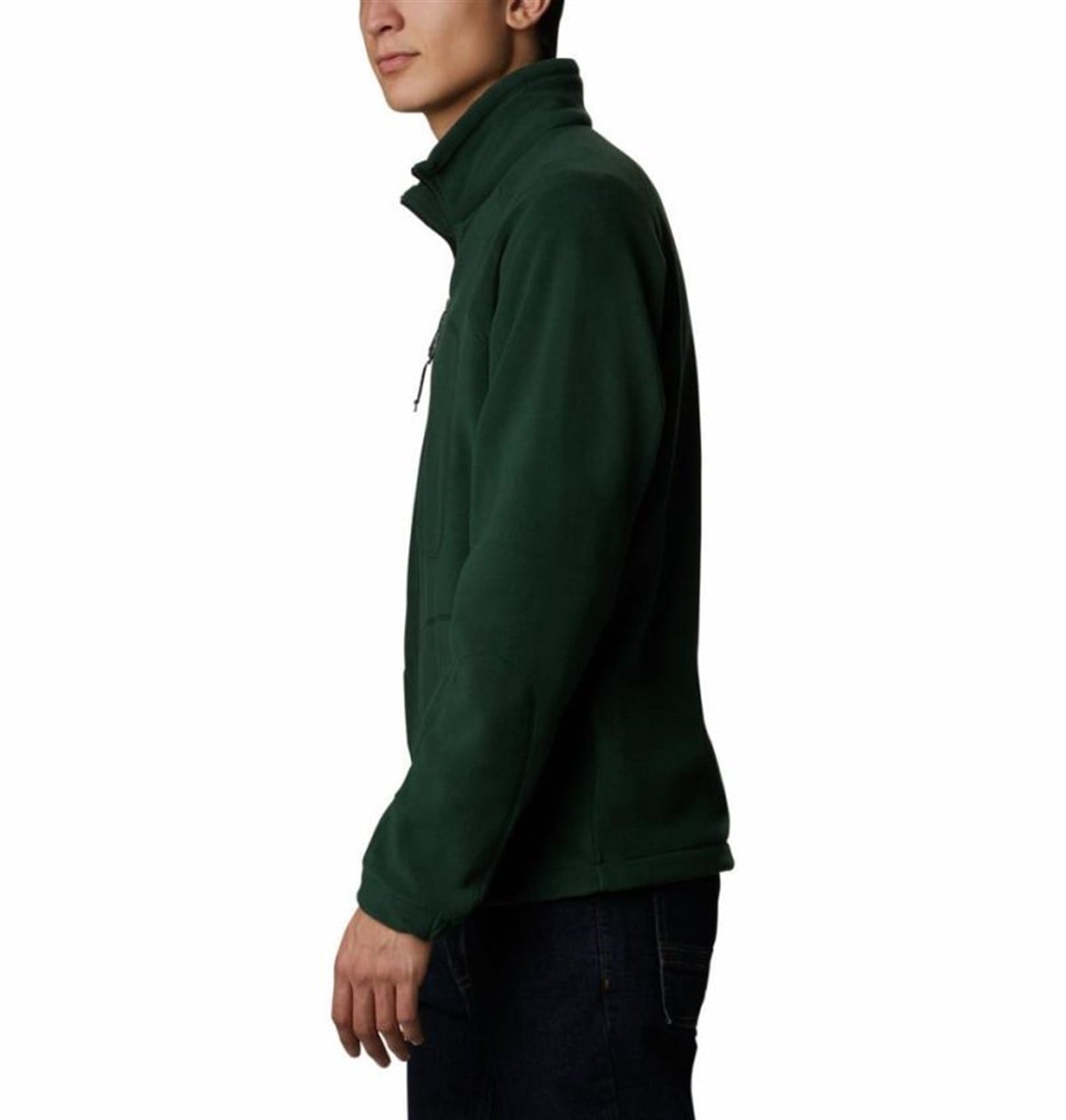 Columbia Mens Fast Trek II Full Zip Fleece Erkek Yeşil Polar AE3039-371