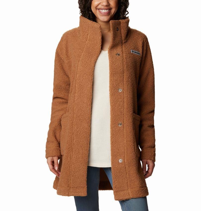 Columbia Panorama™ Long Jacket Kahverengi Kadın Outdoor Polar Ceket AL1333