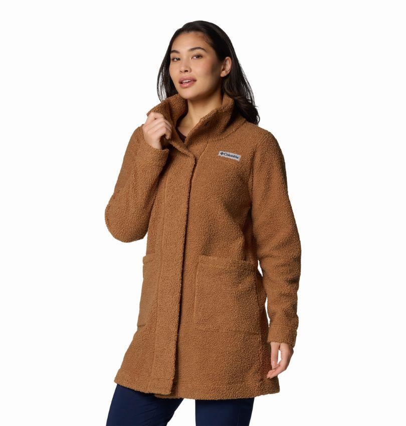 Columbia Panorama™ Long Jacket Kahverengi Kadın Outdoor Polar Ceket AL1333
