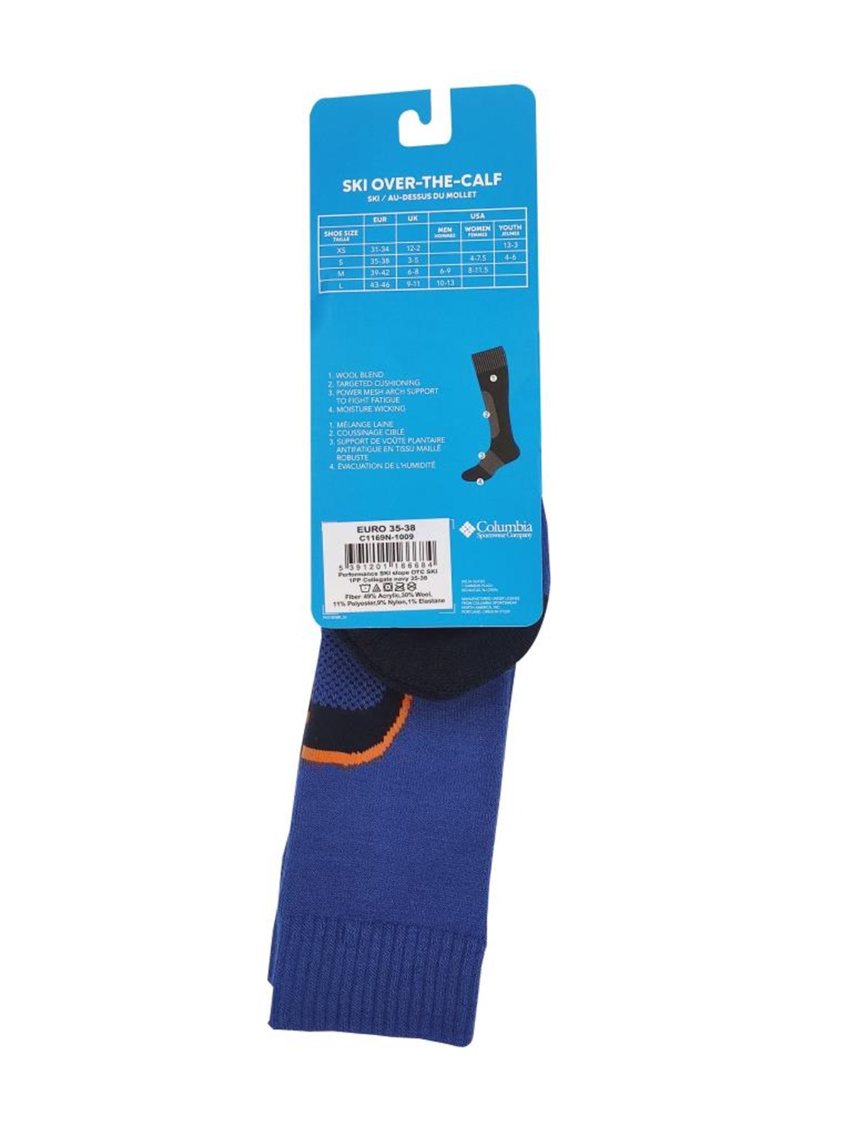Columbia Performance SKI Slope OTC SKI Unisex Tozluk Çorap C1169N