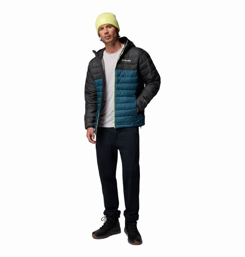 Columbia Powder Lite™ II Hooded Jacket Mavi Erkek Outdoor Mont WO6272