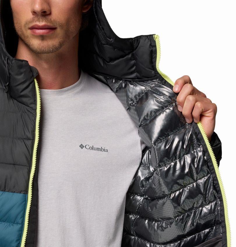 Columbia Powder Lite™ II Hooded Jacket Mavi Erkek Outdoor Mont WO6272