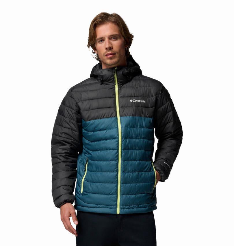 Columbia Powder Lite™ II Hooded Jacket Mavi Erkek Outdoor Mont WO6272