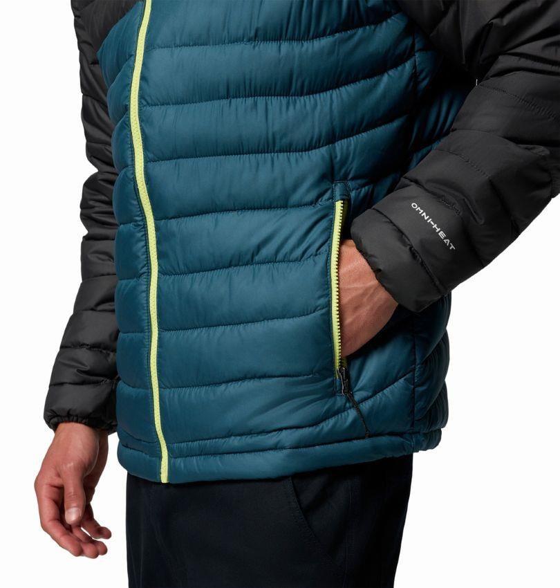 Columbia Powder Lite™ II Hooded Jacket Mavi Erkek Outdoor Mont WO6272