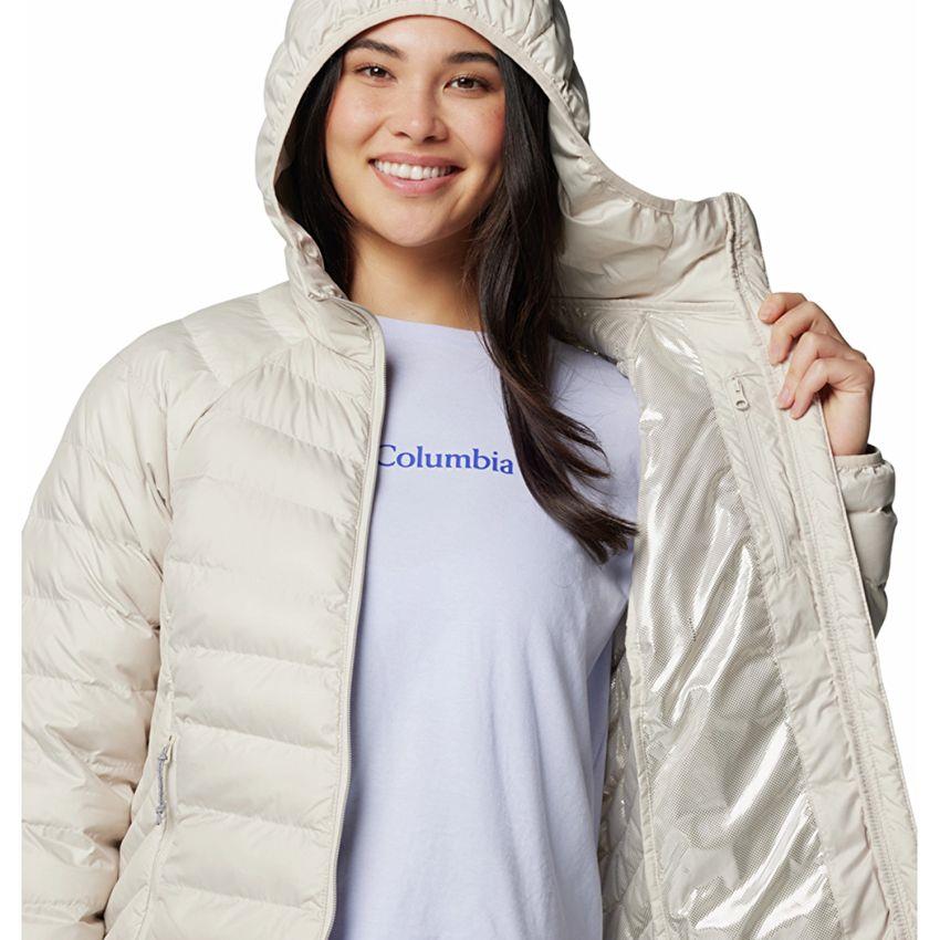 Columbia Powder Lite™ II Hooded Jacket Bej Kadın Outdoor Mont WK8123