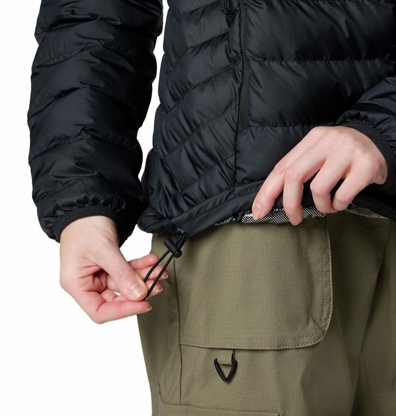 Columbia Powder Lite™ II Hooded Jacket Siyah Kadın Outdoor Mont WK8123