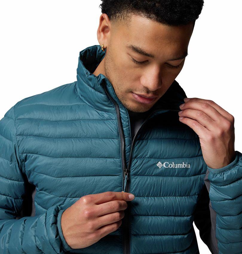 Columbia Powder Pass™ Hybrid Jacket Mavi Erkek Outdoor Mont WO3495-429