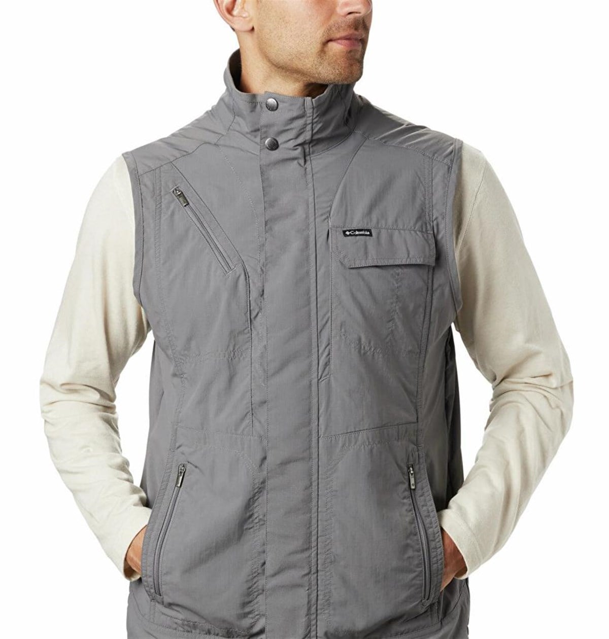 Columbia Silver Ridge Gri Erkek Yelek AM0173-023