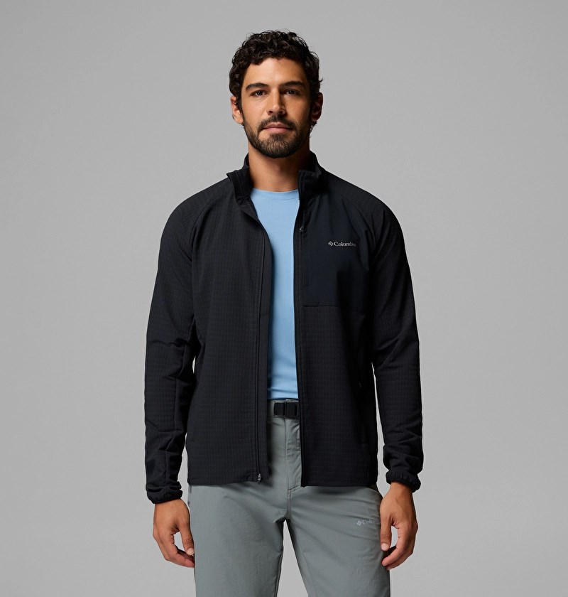 Columbia Superior Summit Grid Tam Fermuarlı Erkek Polar Üst AO2740