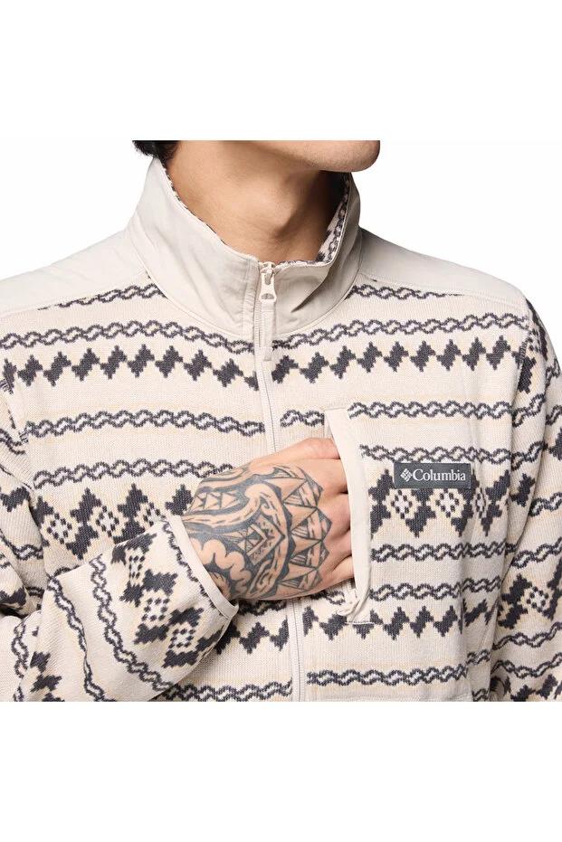 Columbia Sweater Weather™ Printed Half Zip II Kahverengi Erkek Outdoor Polar AO5809