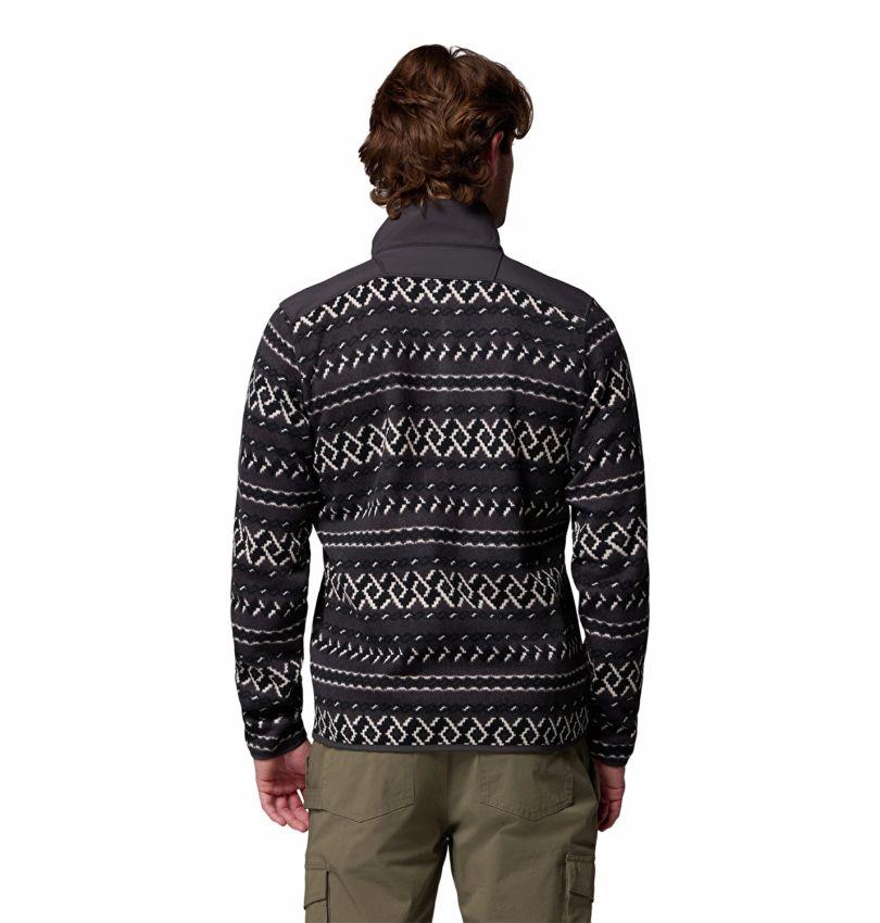 Columbia Sweater Weather™ Printed Half Zip II Siyah Erkek Outdoor Polar AO5809