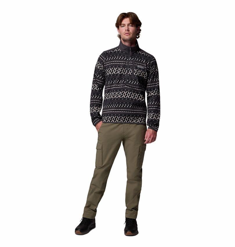Columbia Sweater Weather™ Printed Half Zip II Siyah Erkek Outdoor Polar AO5809