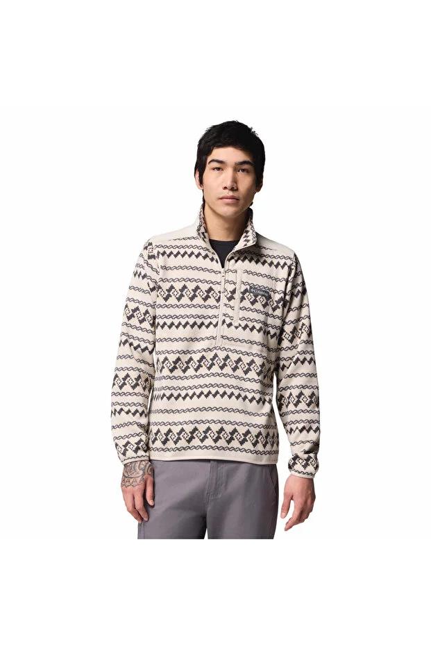Columbia Sweater Weather™ Printed Half Zip II Kahverengi Erkek Outdoor Polar AO5809
