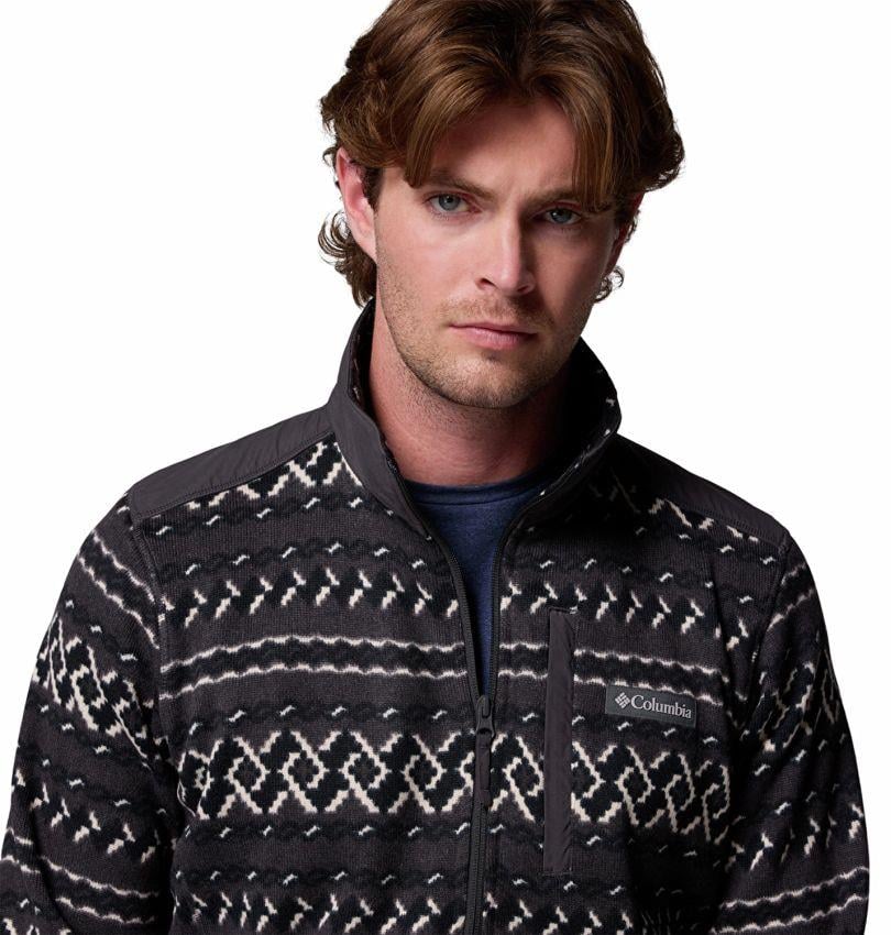 Columbia Sweater Weather™ Printed Half Zip II Siyah Erkek Outdoor Polar AO5809
