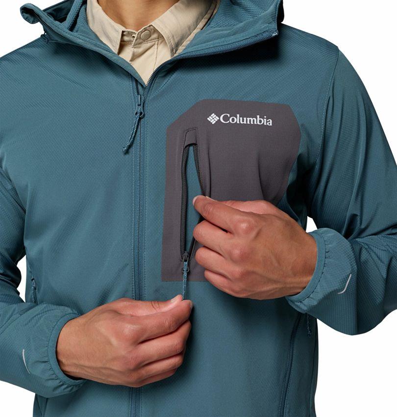 Columbia Tall Heights III Kapüşonlu Erkek Softshell Mont WO3966