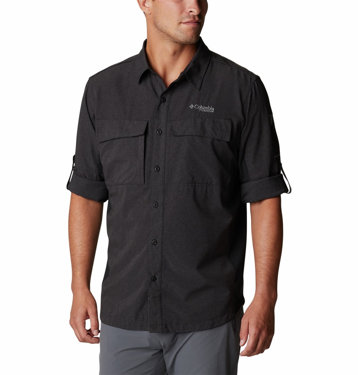 Columbia Titan Pass™ Irico Long Sleeve Shirt Erkek Outdoor Gömlek AO2181-010