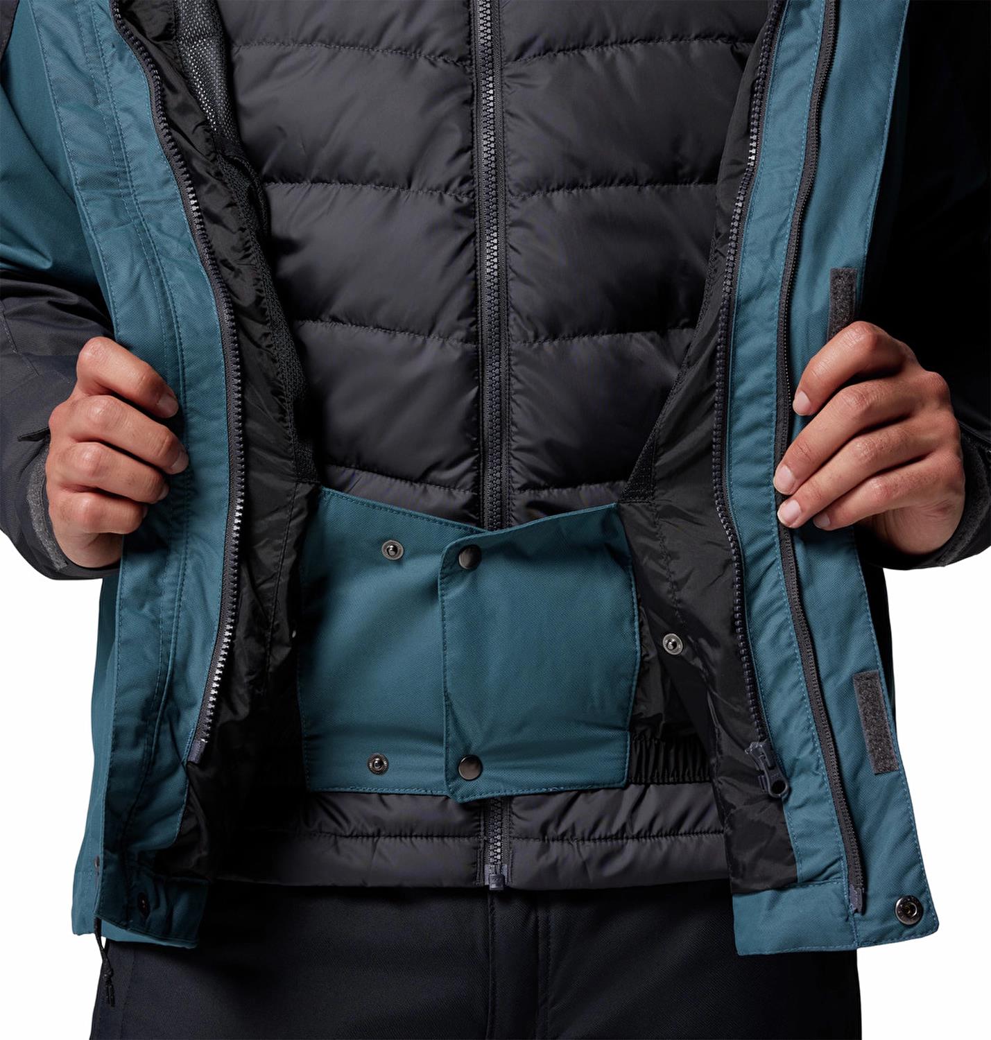 Columbia Whirlibird V™ Interchange Jacket Mavi Erkek Outdoor Kaya Mont WM9191