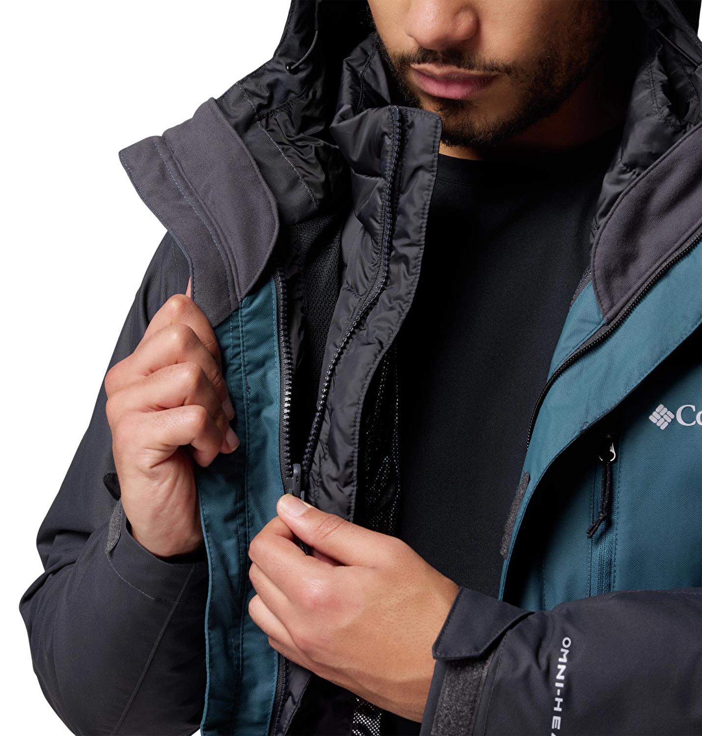 Columbia Whirlibird V™ Interchange Jacket Mavi Erkek Outdoor Kaya Mont WM9191