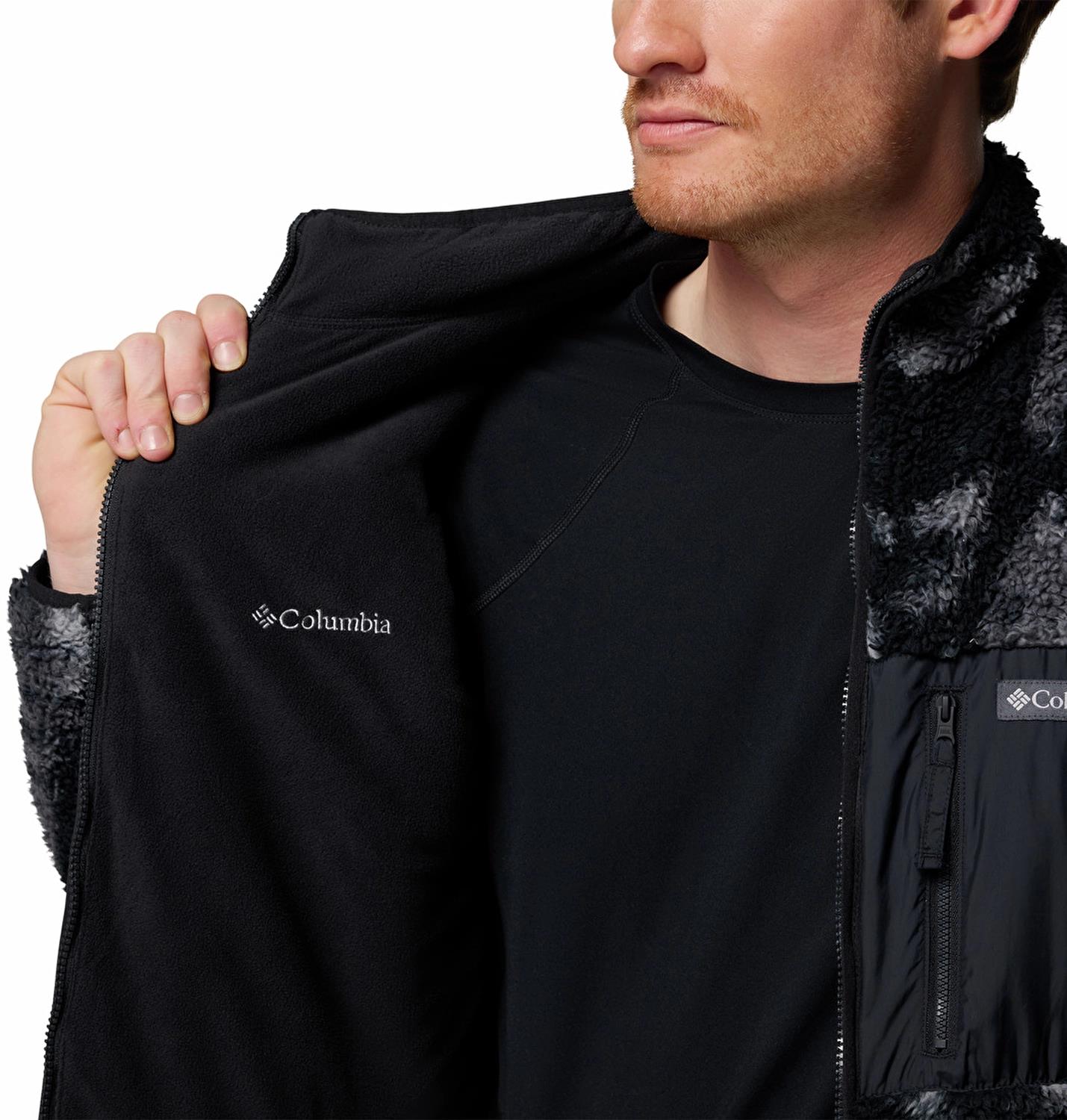 Columbia Winter Pass™ Reversible Fleece Siyah Erkek Outdoor Polar AM5170-010
