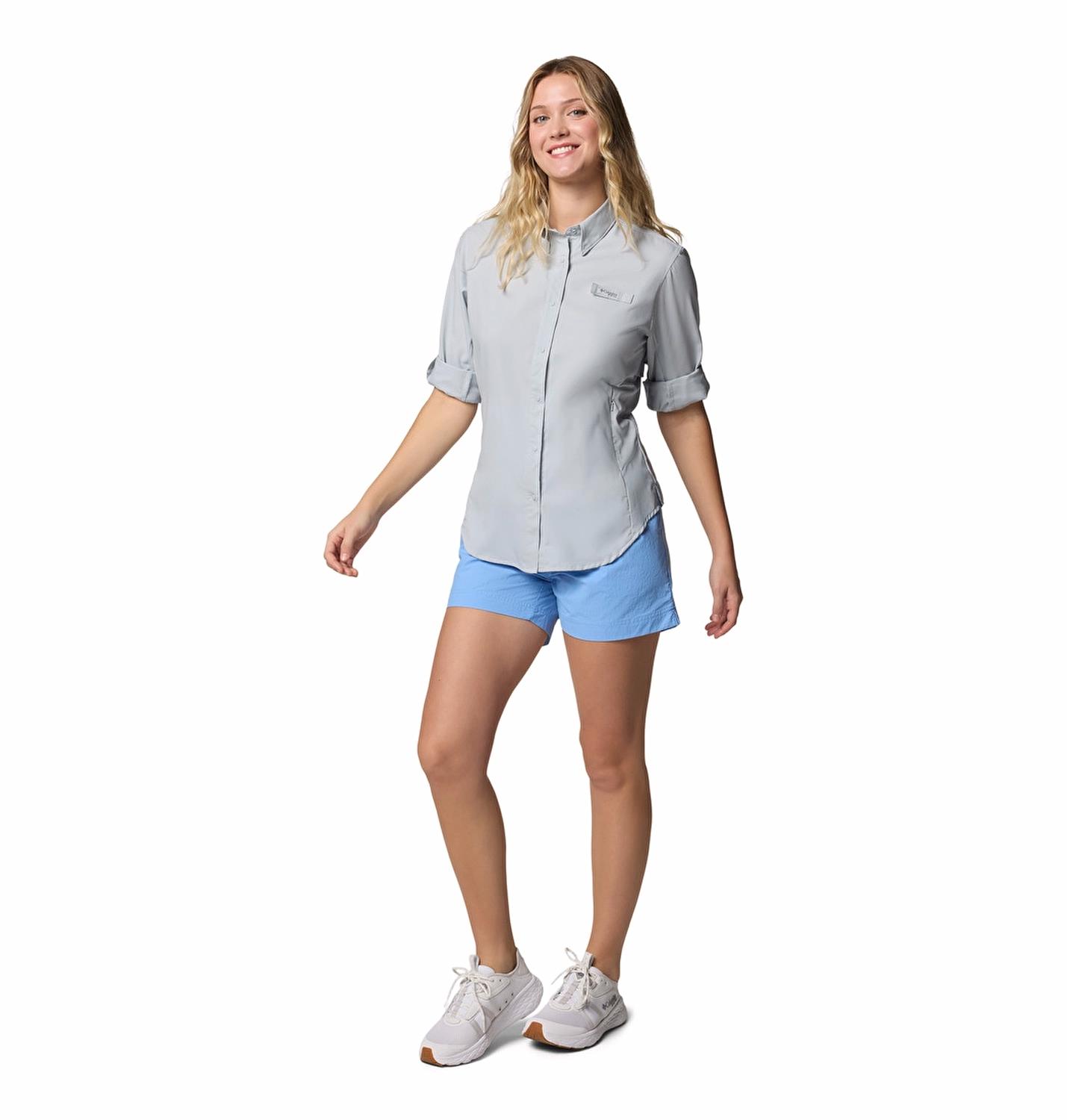 Columbia Womens Tamiami II LS Shirt Kadın Uzun Kollu Gömlek FL7278