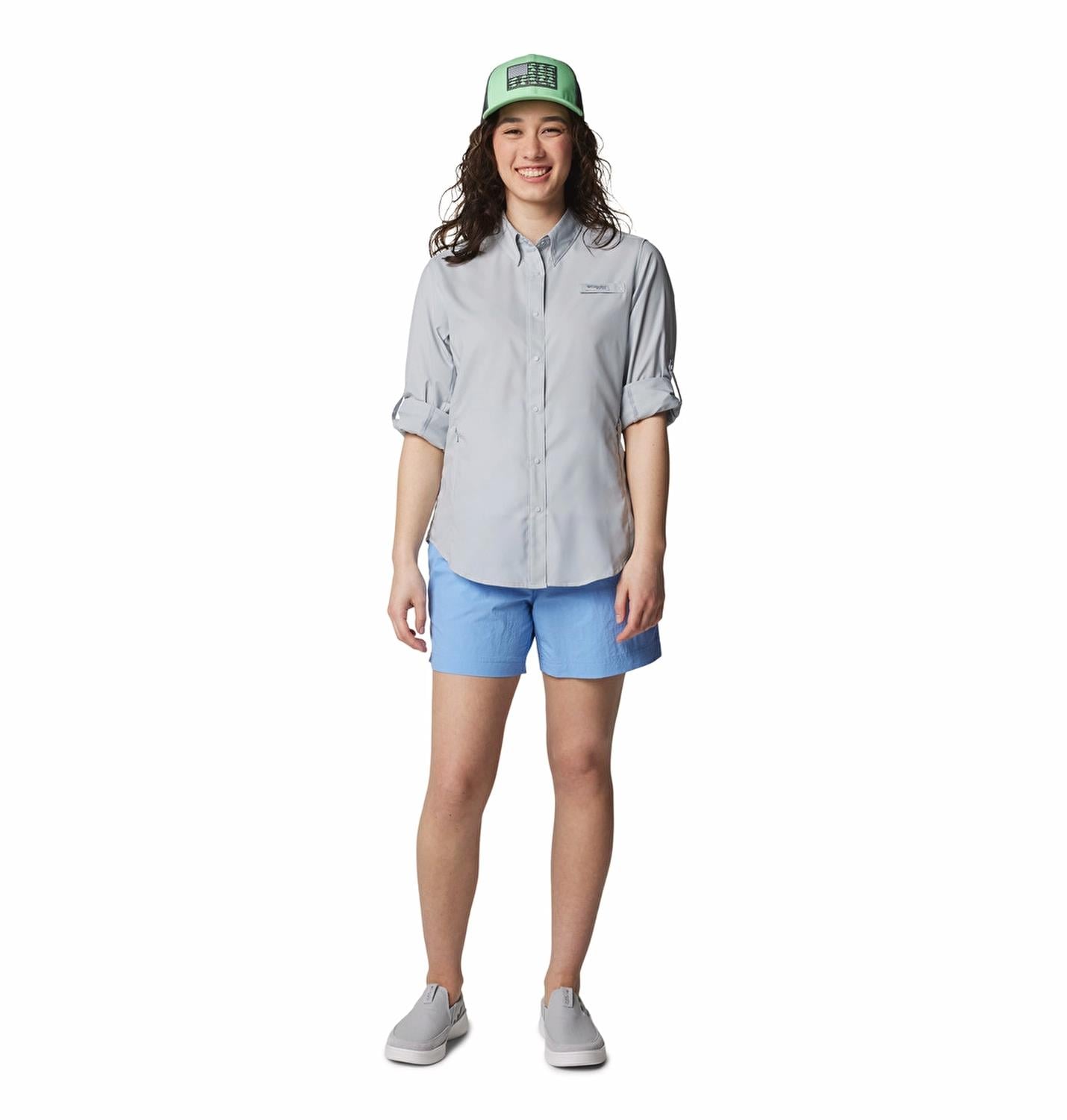 Columbia Womens Tamiami II LS Shirt Kadın Uzun Kollu Gömlek FL7278