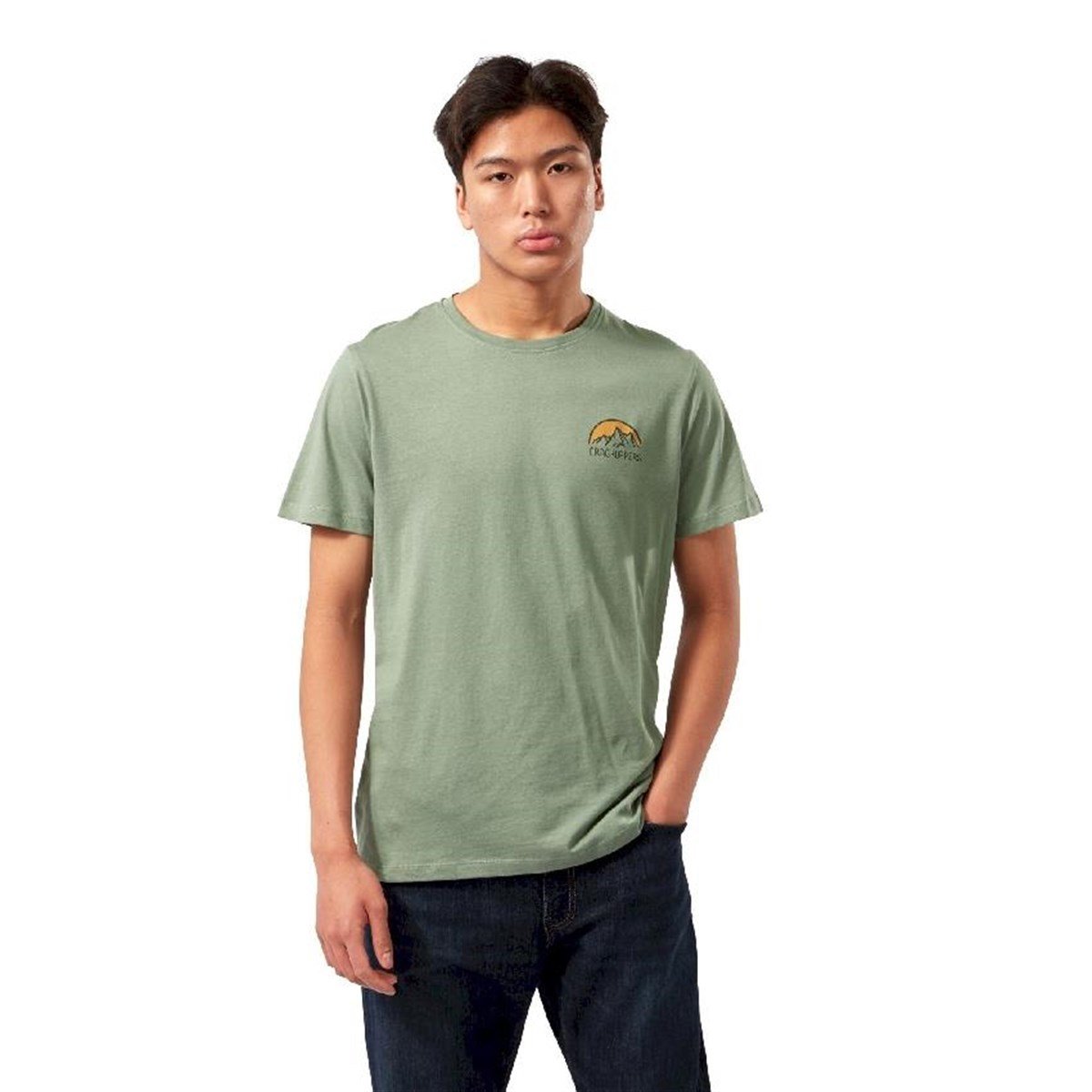Craghoppers Mens Mightie SS T-Shirt Sage Erkek Kısa Kollu Tişört CMT936