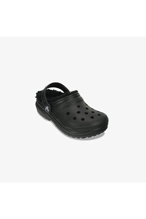 Crocs Classic Lined Clog Kids Çocuk Siyah Terlik 207010-060