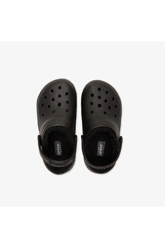 Crocs Classic Lined Clog Kids Çocuk Siyah Terlik 207010-060