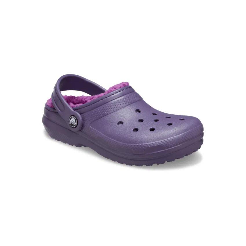 Crocs Classic Lined Clog Kids Çocuk Siyah Terlik 207010-5CI