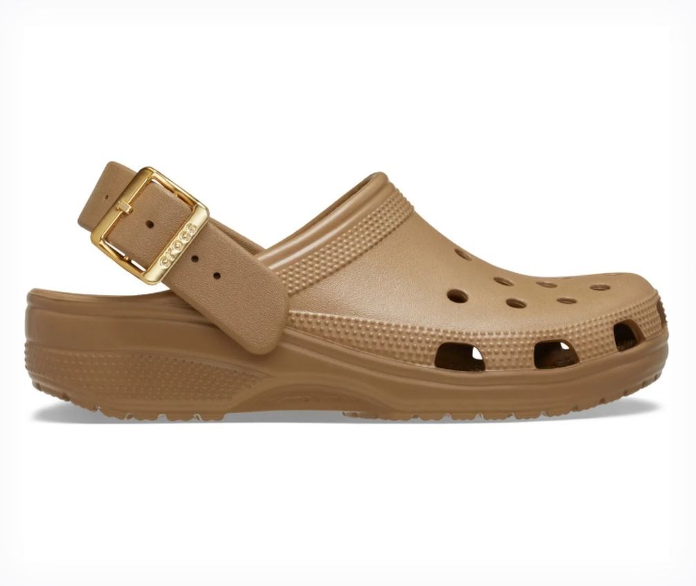 Crocs Classic Metallic Buckle Clog Siyah Unisex Terlik 213543_2EY