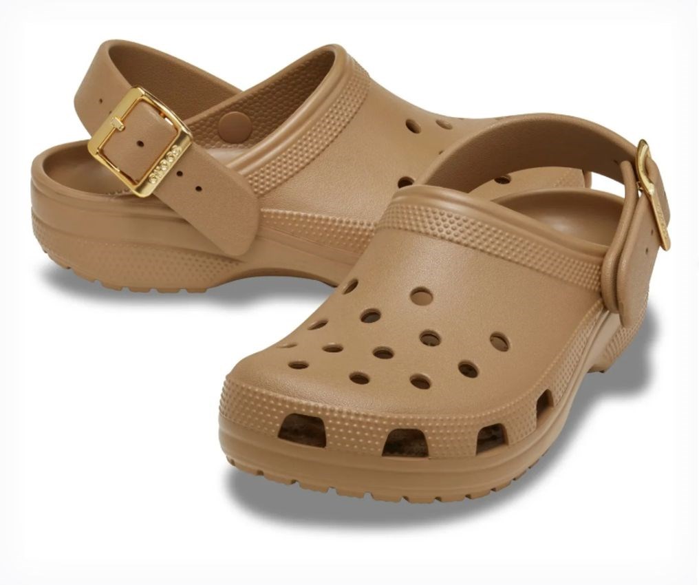 Crocs Classic Metallic Buckle Clog Siyah Unisex Terlik 213543_2EY