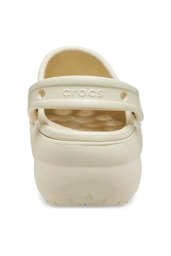 Crocs Classic Platform Clog W Kadın Sandalet 206750-2Y2 Ekru