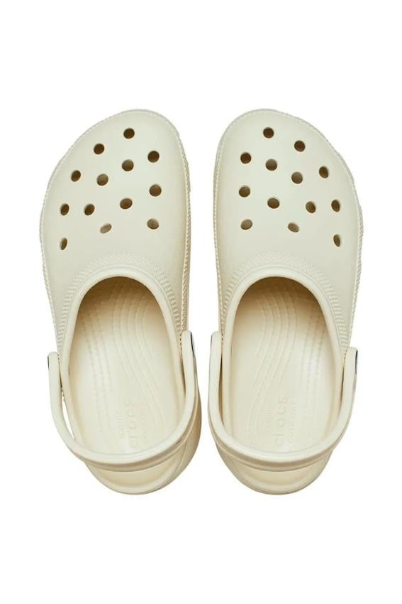 Crocs Classic Platform Clog W Kadın Sandalet 206750-2Y2 Ekru