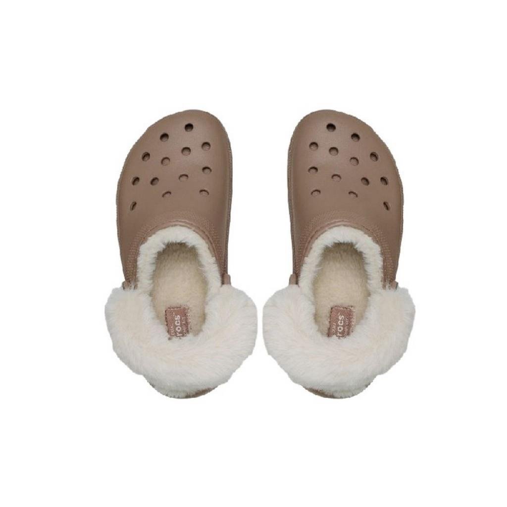 Crocs Classic Platform Fuzz Lined Clog Kadın Terlik 212854