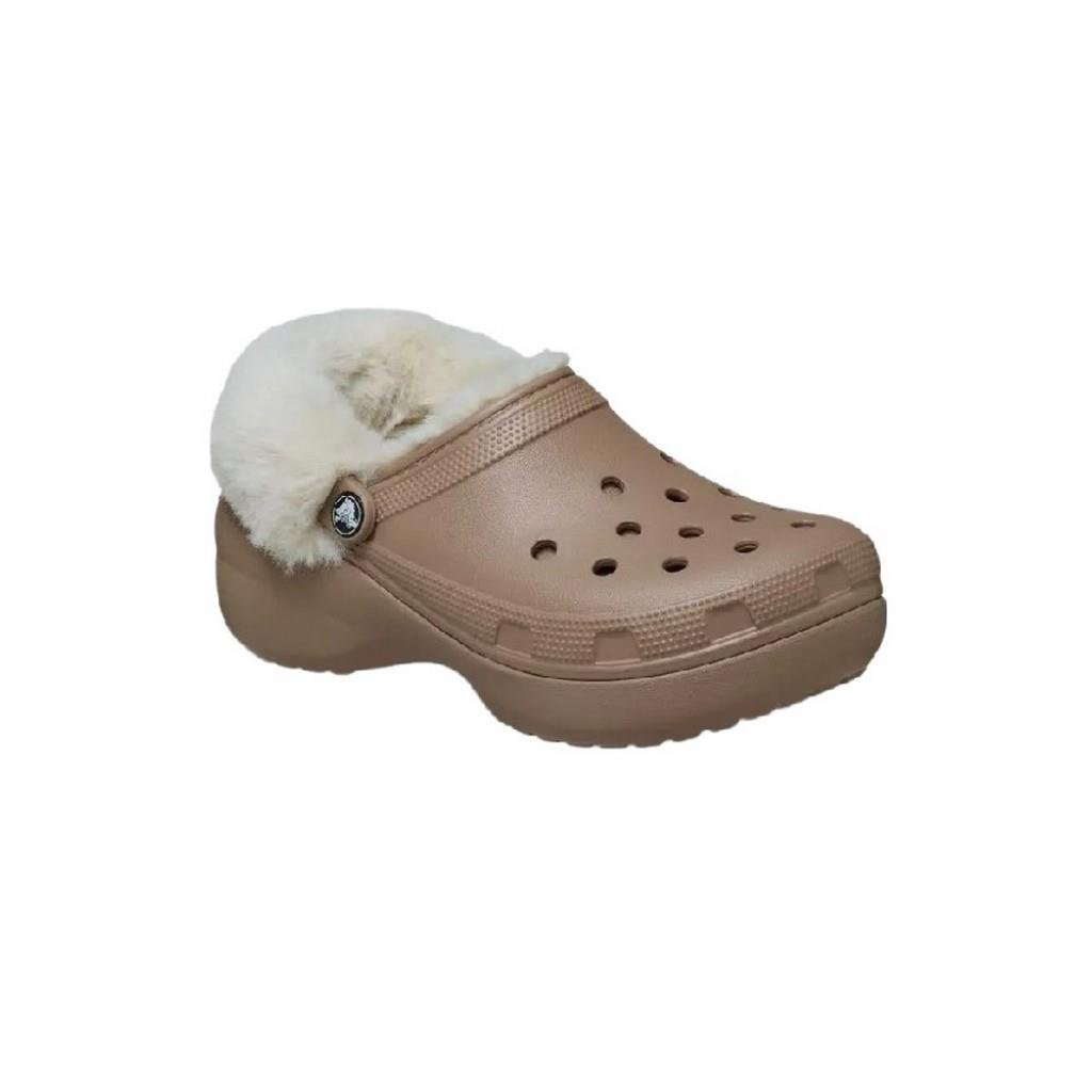 Crocs Classic Platform Fuzz Lined Clog Kadın Terlik 212854
