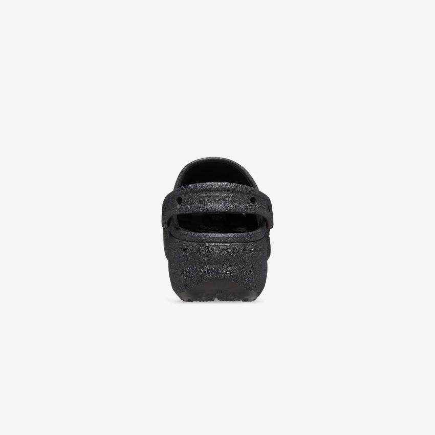 Crocs Classic Platform Glitter Clogw Kadın Siyah Terlik 207241-001
