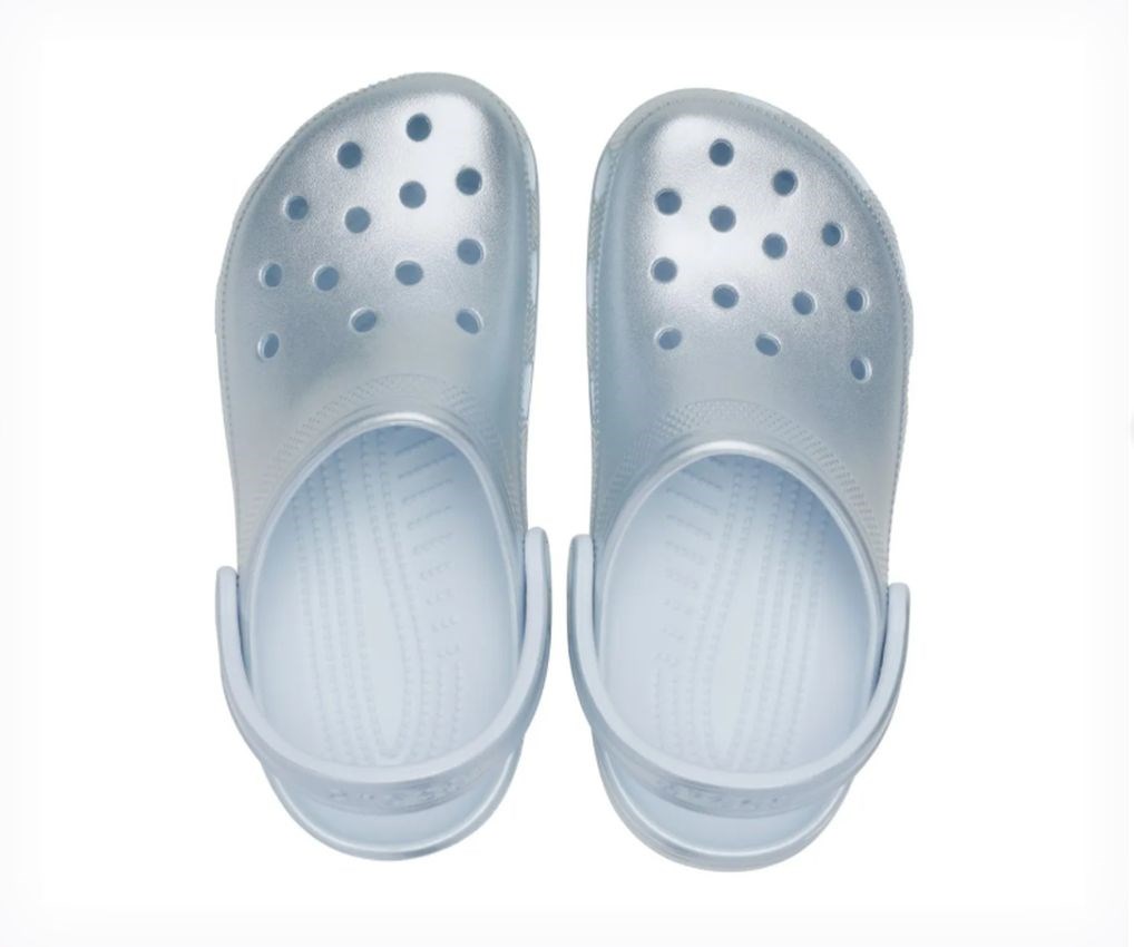 Crocs Classic Tinted Metallic Clog Kırık Beyaz Unisex Terlik 214010_5EW