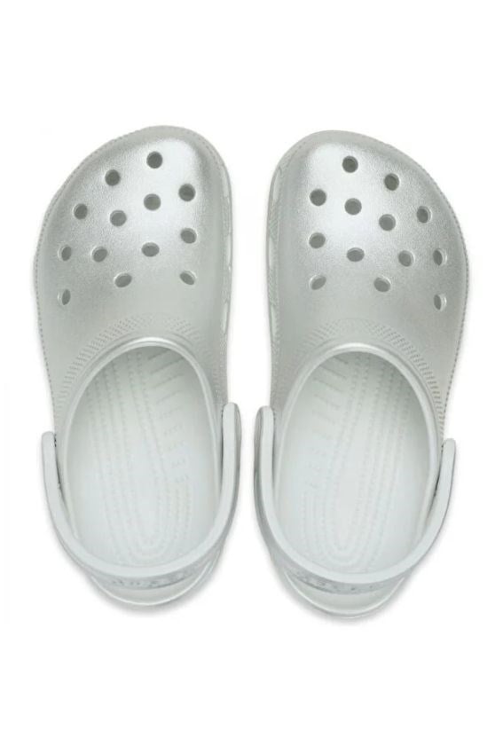 Crocs Classic Tinted Metallic Clog Kırık Beyaz Unisex Terlik 214010_1NK