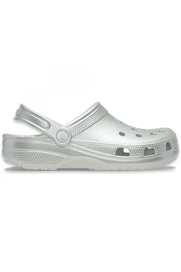 Crocs Classic Tinted Metallic Clog Kırık Beyaz Unisex Terlik 214010_1NK
