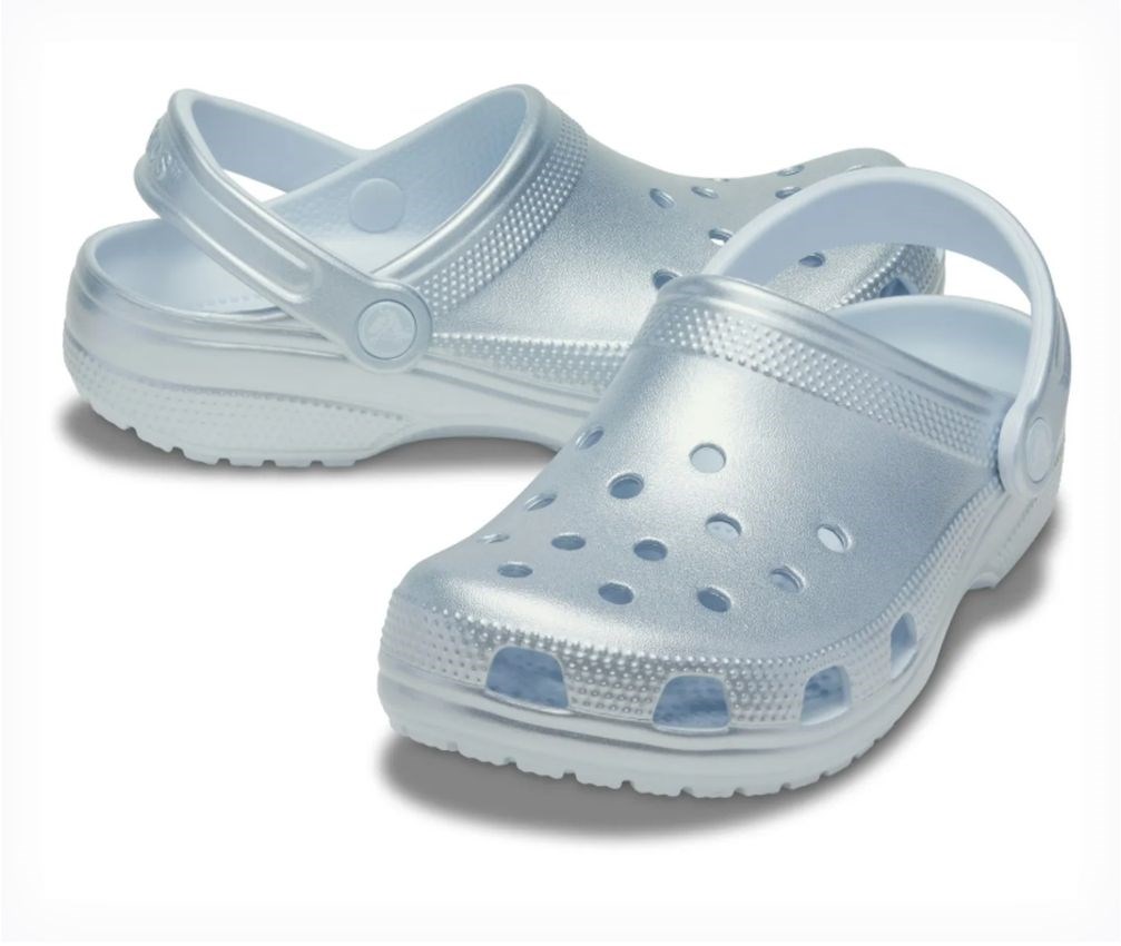 Crocs Classic Tinted Metallic Clog Kırık Beyaz Unisex Terlik 214010_5EW