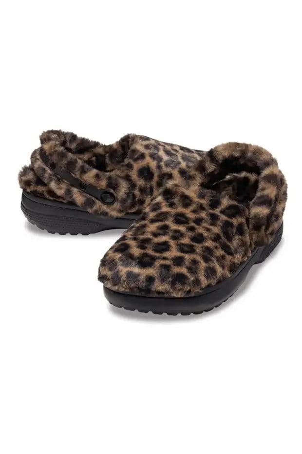 Crocs Cls Unfurgettable Animal Clog Leopar Desenli Kadın Terlik 212002_2LD