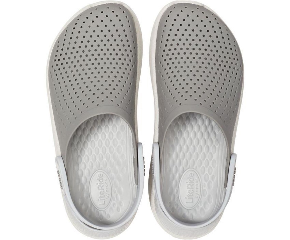 Crocs LiteRide Clog Duman İnci Beyazı Erkek Terlik Sandalet 204592-06J
